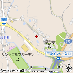 広島県三次市西酒屋町119周辺の地図
