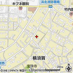 静岡県浜松市浜名区横須賀575周辺の地図