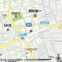 静岡県袋井市上山梨872-3周辺の地図