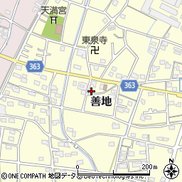 静岡県浜松市浜名区善地463周辺の地図