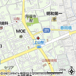 静岡県袋井市上山梨3017周辺の地図