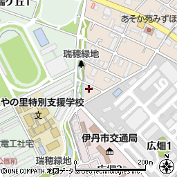 兵庫県伊丹市瑞穂町6丁目2周辺の地図