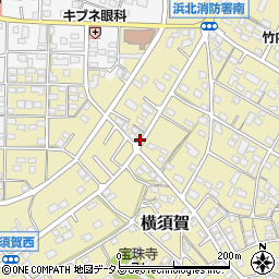 静岡県浜松市浜名区横須賀1290-12周辺の地図