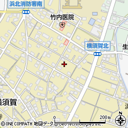 静岡県浜松市浜名区横須賀610周辺の地図