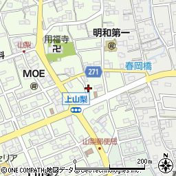 静岡県袋井市上山梨864-1周辺の地図