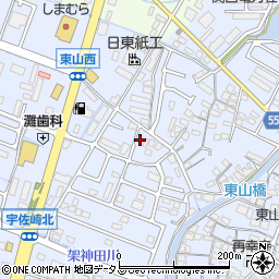 兵庫県姫路市東山325周辺の地図
