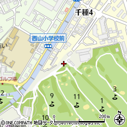 兵庫県宝塚市蔵人深谷周辺の地図