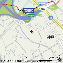 静岡県榛原郡吉田町神戸1494周辺の地図