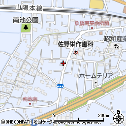 兵庫県高砂市阿弥陀町南池328-10周辺の地図