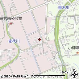 静岡県掛川市家代102周辺の地図