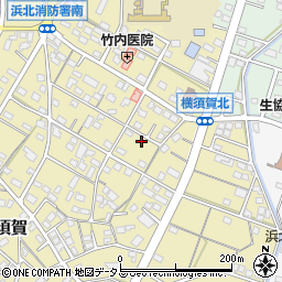 静岡県浜松市浜名区横須賀609周辺の地図