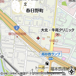 兵庫県高砂市春日野町5-7周辺の地図