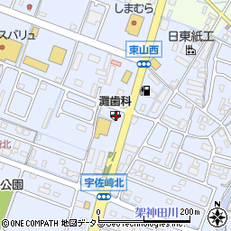 兵庫県姫路市東山272周辺の地図
