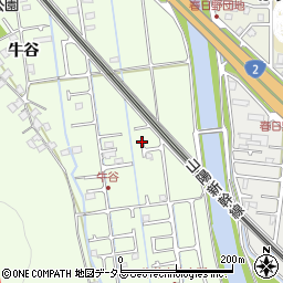 兵庫県高砂市北浜町牛谷周辺の地図
