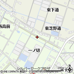 愛知県西尾市一色町生田一ノ切7周辺の地図