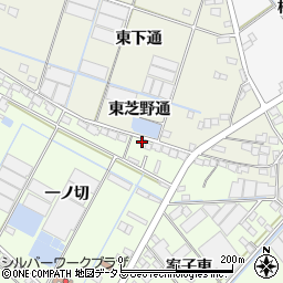 愛知県西尾市一色町生田一ノ切23周辺の地図