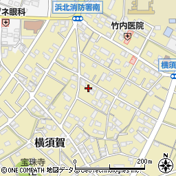 静岡県浜松市浜名区横須賀579-4周辺の地図