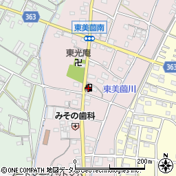 静岡県浜松市浜名区東美薗78周辺の地図