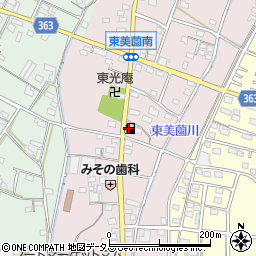 ＥＮＥＯＳ東美薗ＳＳ周辺の地図