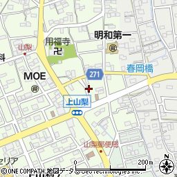 静岡県袋井市上山梨863周辺の地図