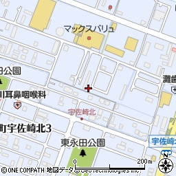 兵庫県姫路市東山1445周辺の地図