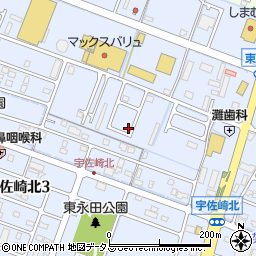 兵庫県姫路市東山1452周辺の地図