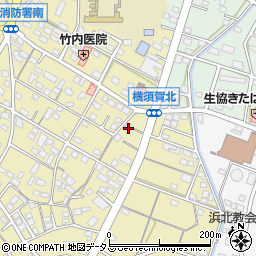 静岡県浜松市浜名区横須賀641周辺の地図