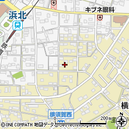 静岡県浜松市浜名区横須賀1381周辺の地図