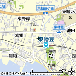 愛知県西尾市東幡豆町小見行田周辺の地図