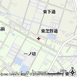 愛知県西尾市一色町生田一ノ切9周辺の地図