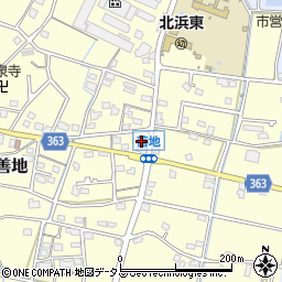 静岡県浜松市浜名区善地226周辺の地図