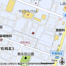 兵庫県姫路市東山1453周辺の地図