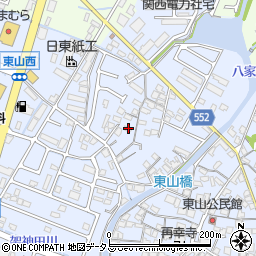 兵庫県姫路市東山338周辺の地図