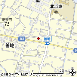 静岡県浜松市浜名区善地219周辺の地図