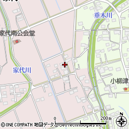 静岡県掛川市家代99周辺の地図