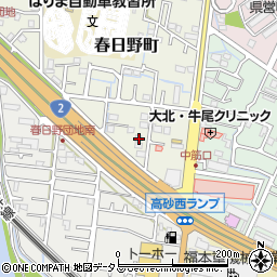 兵庫県高砂市春日野町5-5周辺の地図