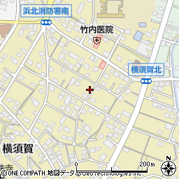 静岡県浜松市浜名区横須賀662-8周辺の地図
