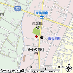静岡県浜松市浜名区東美薗145周辺の地図