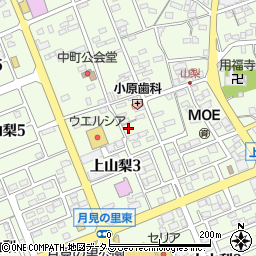 静岡県袋井市上山梨756周辺の地図