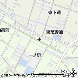 愛知県西尾市一色町生田一ノ切6周辺の地図