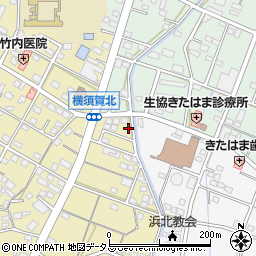 静岡県浜松市浜名区横須賀647周辺の地図