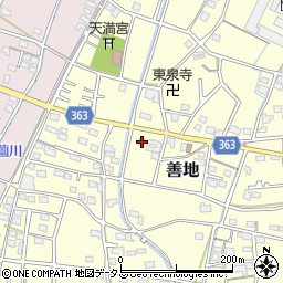 静岡県浜松市浜名区善地468周辺の地図
