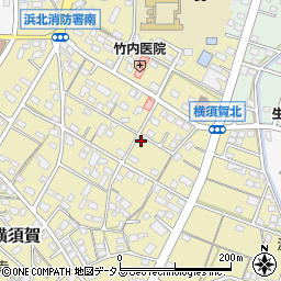 静岡県浜松市浜名区横須賀636周辺の地図