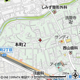 ふぢ荘周辺の地図