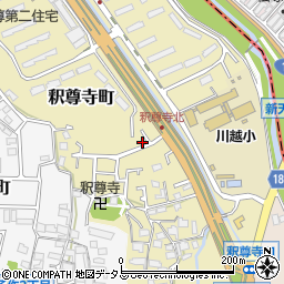 大阪府枚方市釈尊寺町32-14周辺の地図
