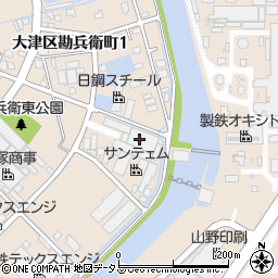 富永物産株式会社　姫路事業所周辺の地図