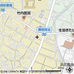 静岡県浜松市浜名区横須賀640周辺の地図