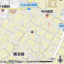 静岡県浜松市浜名区横須賀618周辺の地図