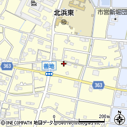 静岡県浜松市浜名区善地284周辺の地図