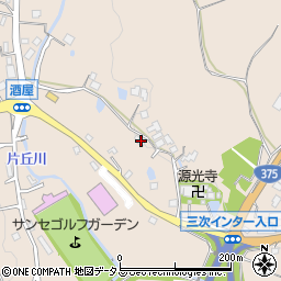 広島県三次市西酒屋町118周辺の地図